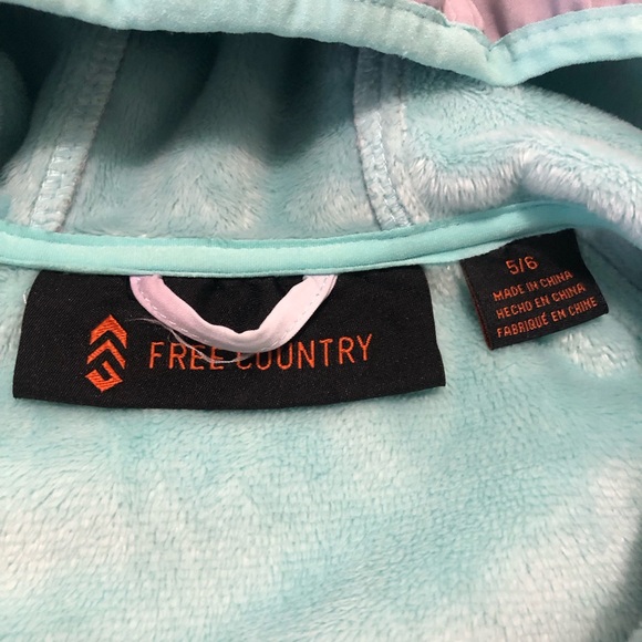 Girls Free Country Soft Shell Jacket - Size 5/6 - Picture 3 of 5